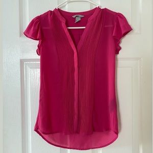 H&M ruffle sleeve blouse